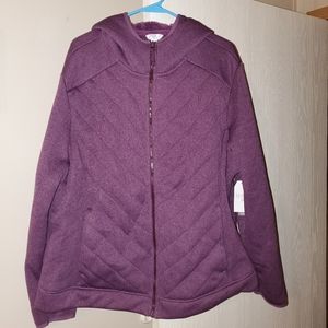Womens Bonded sweater fleece jacket